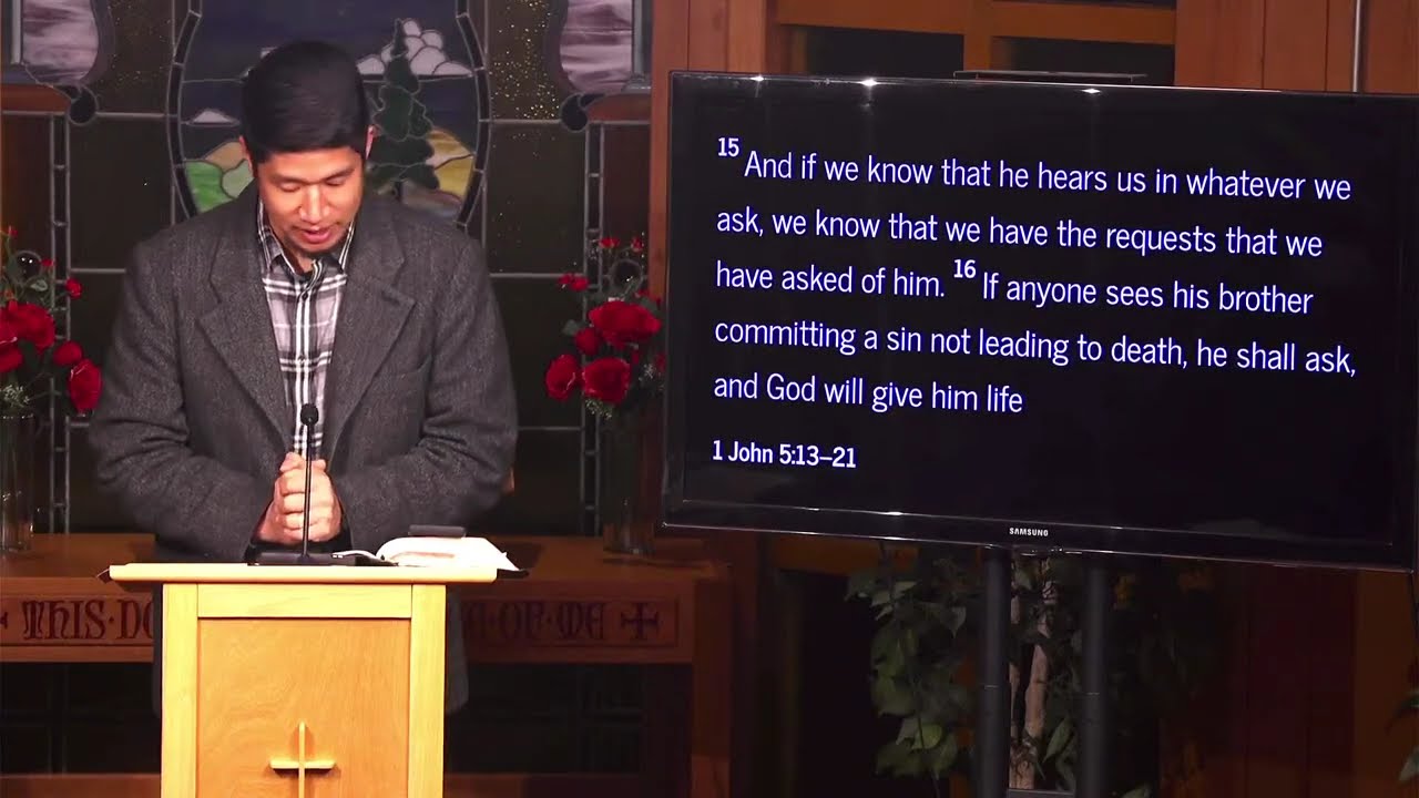 1 John 5:13-21 (January 9, 2026) Special Morning Devotional Week
