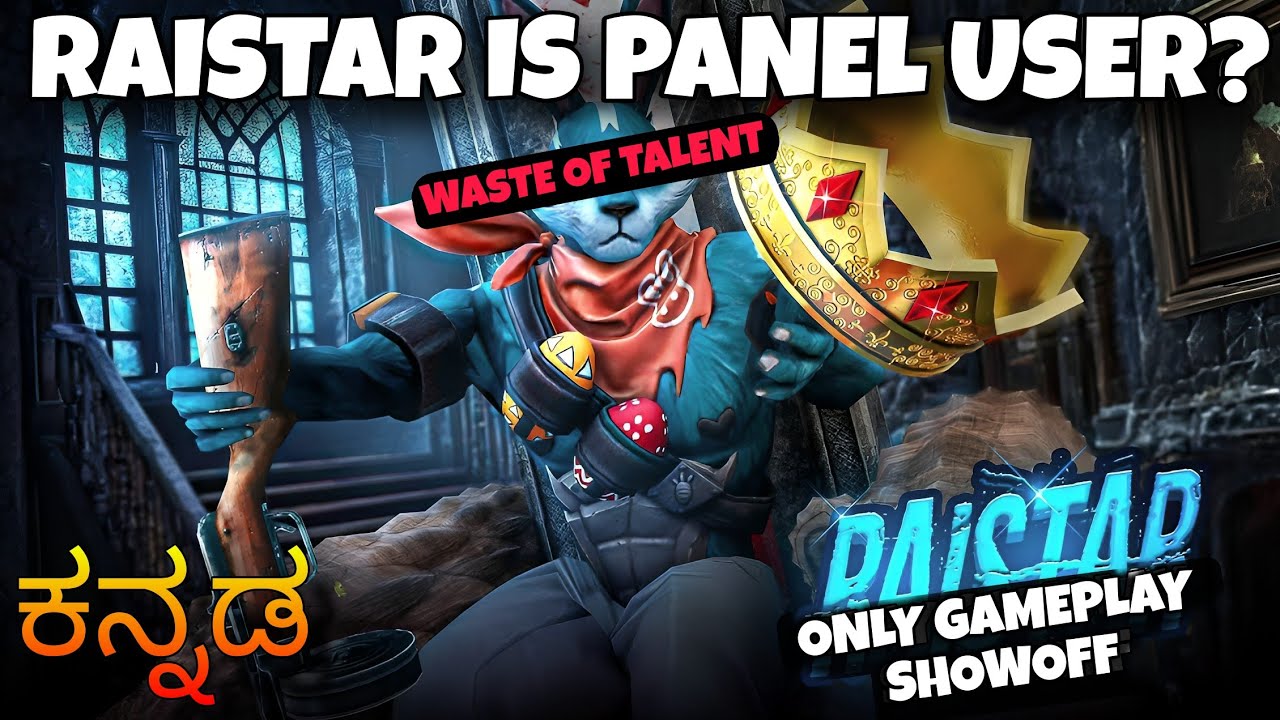 RAISTAR IS USING PANEL , EXPLAINED IN KANNADA || FREE FIRE KANNADA FACTS