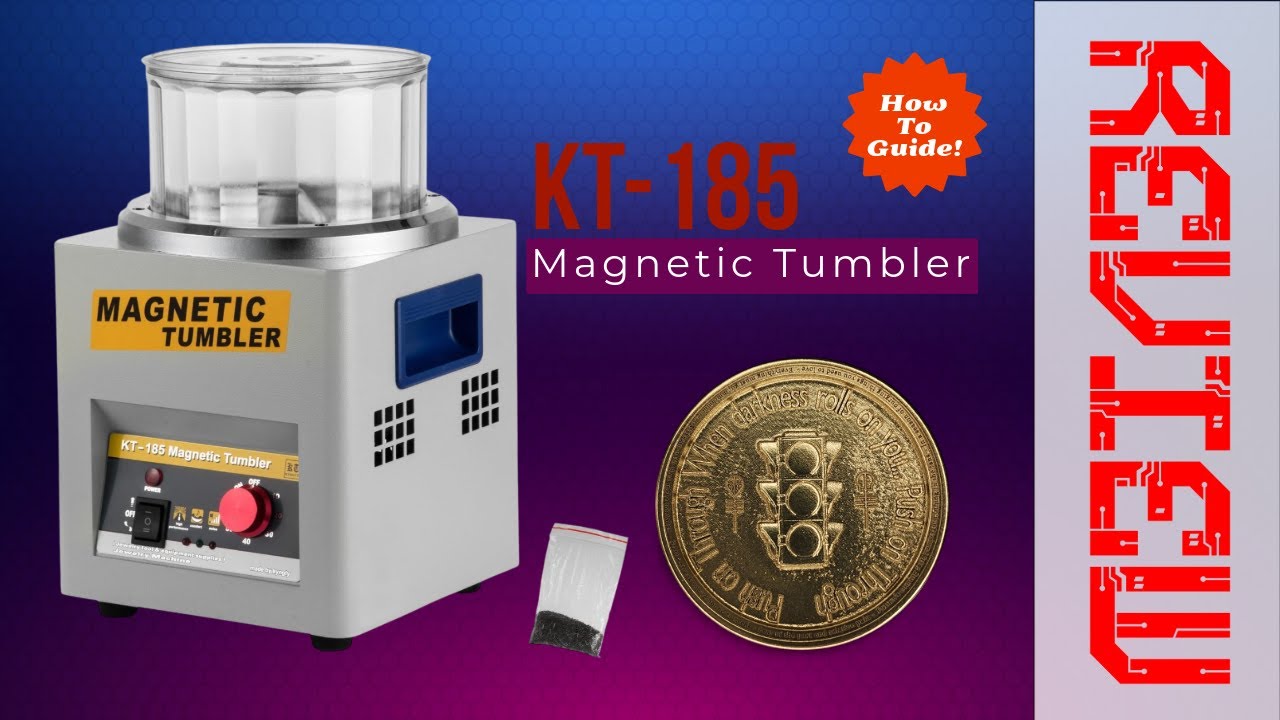 Vevor Magnetic Tumbler Review - KT-185 Magnetic Tumber - Challenge Coin Polishing Review