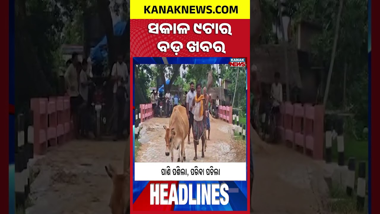 9AM Headlines | 1st August 2026 | Odia News | Breaking News | Odisha Flood | Kanak News