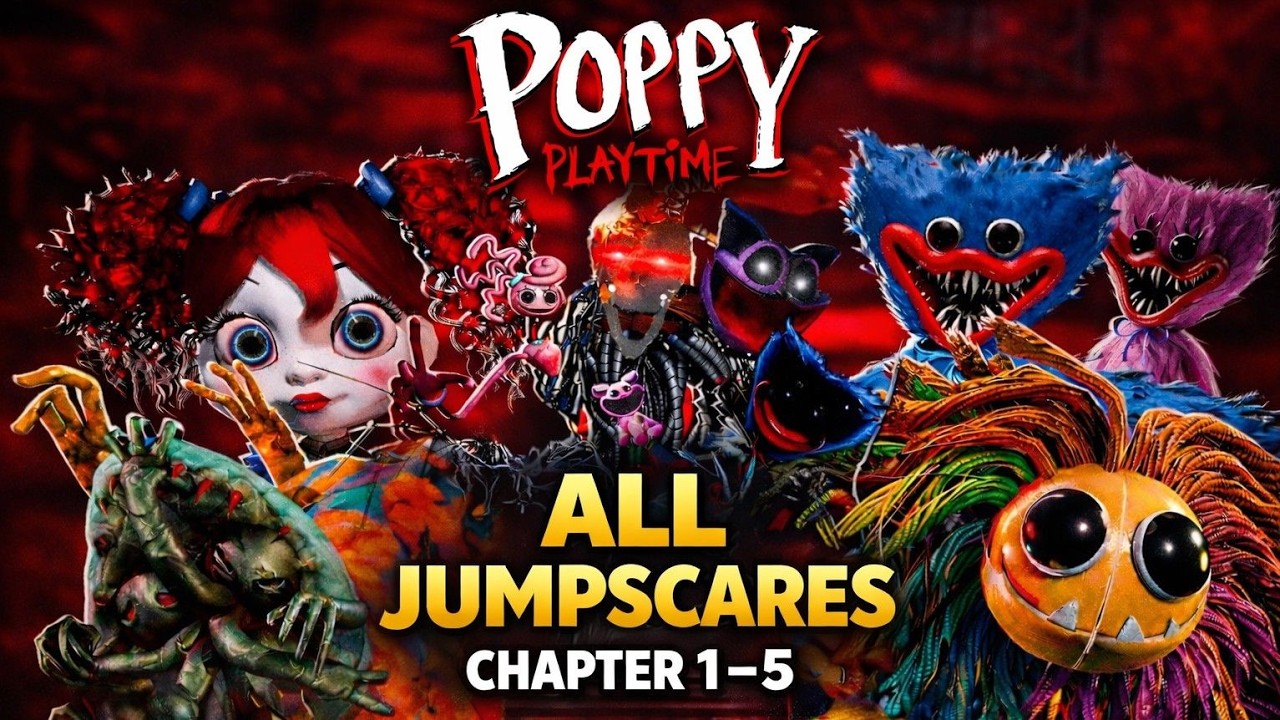 Are You MISSING These EPIC Poppy Playtime Chapter 1-5 Jumpscares?