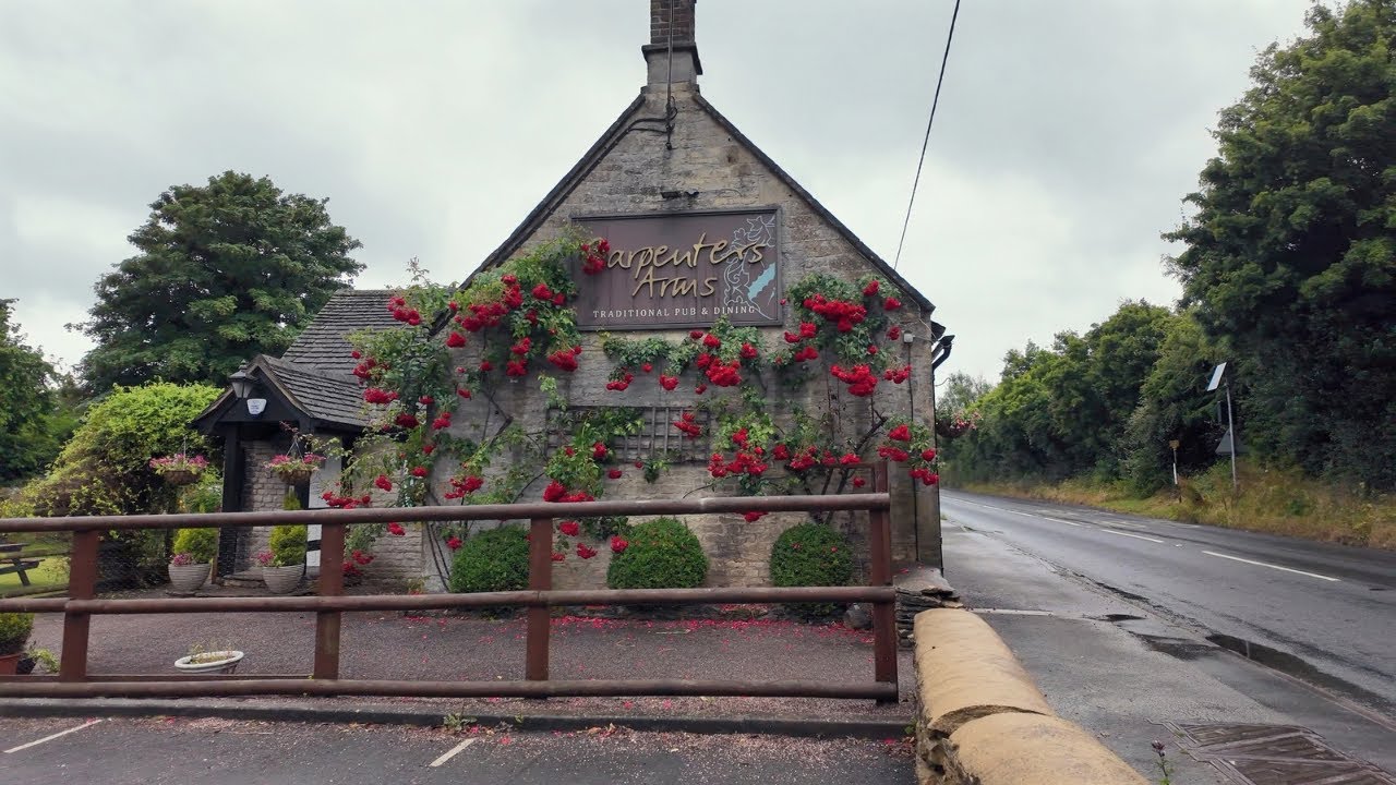 Enchanting Stroll in the Rain | FULBROOK, COTSWOLDS Walk in 4K