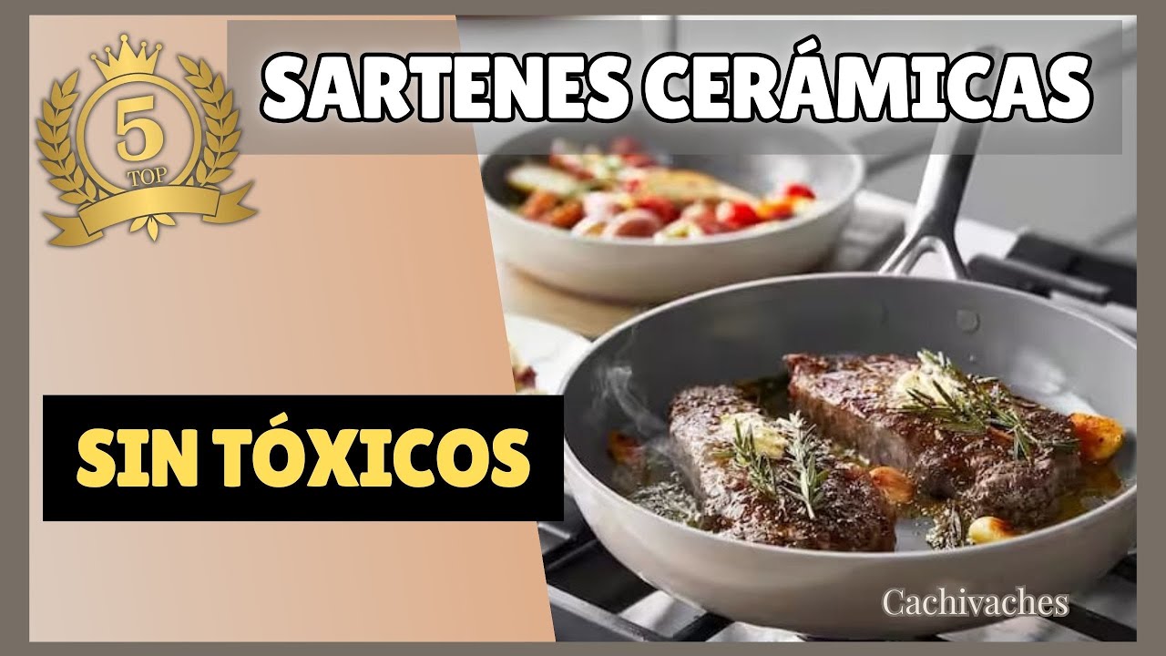Las 5 Mejores sartenes de cerámica | Perfectas para cocinar sin tóxicos