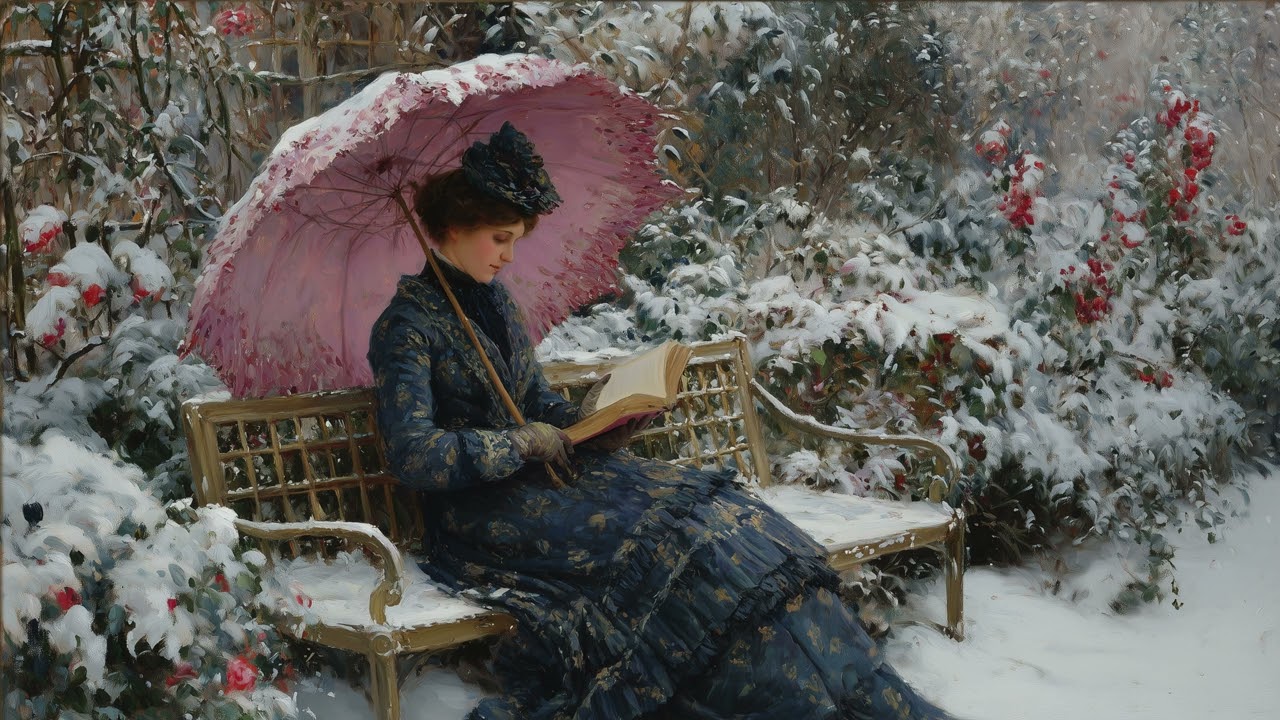 Vintage Winter Frame TV Art ❄️ Cozy & Timeless Winter Decor (4K Ambient Art) | Art For Your TV