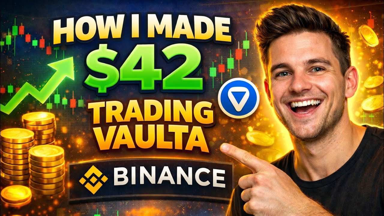 How I Made $42 Trading Vaulta on Binance | Easy Crypto Profit for Beginners