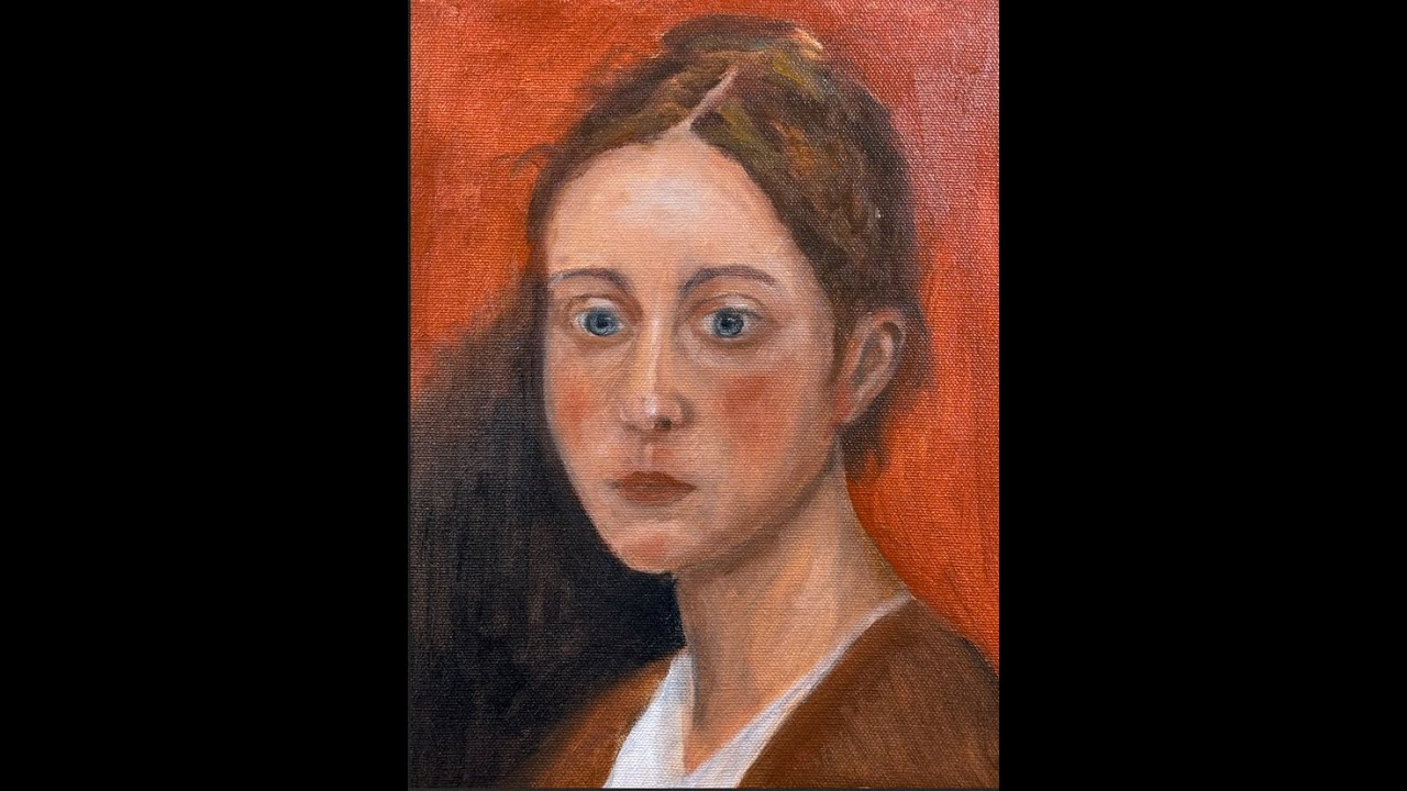 Female Portrait Oil Painting - Full Process Time-Lapse