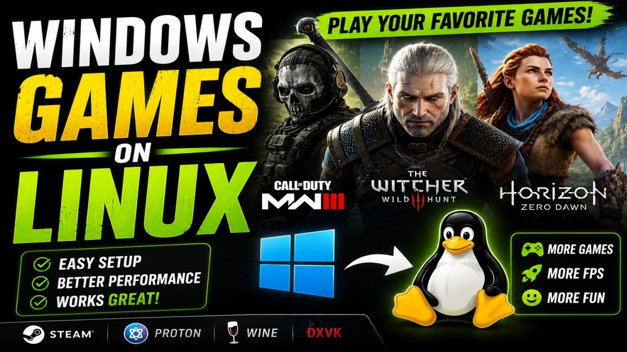 «Как запускать игры Windows на Linux — подробное руководство по настройке!»