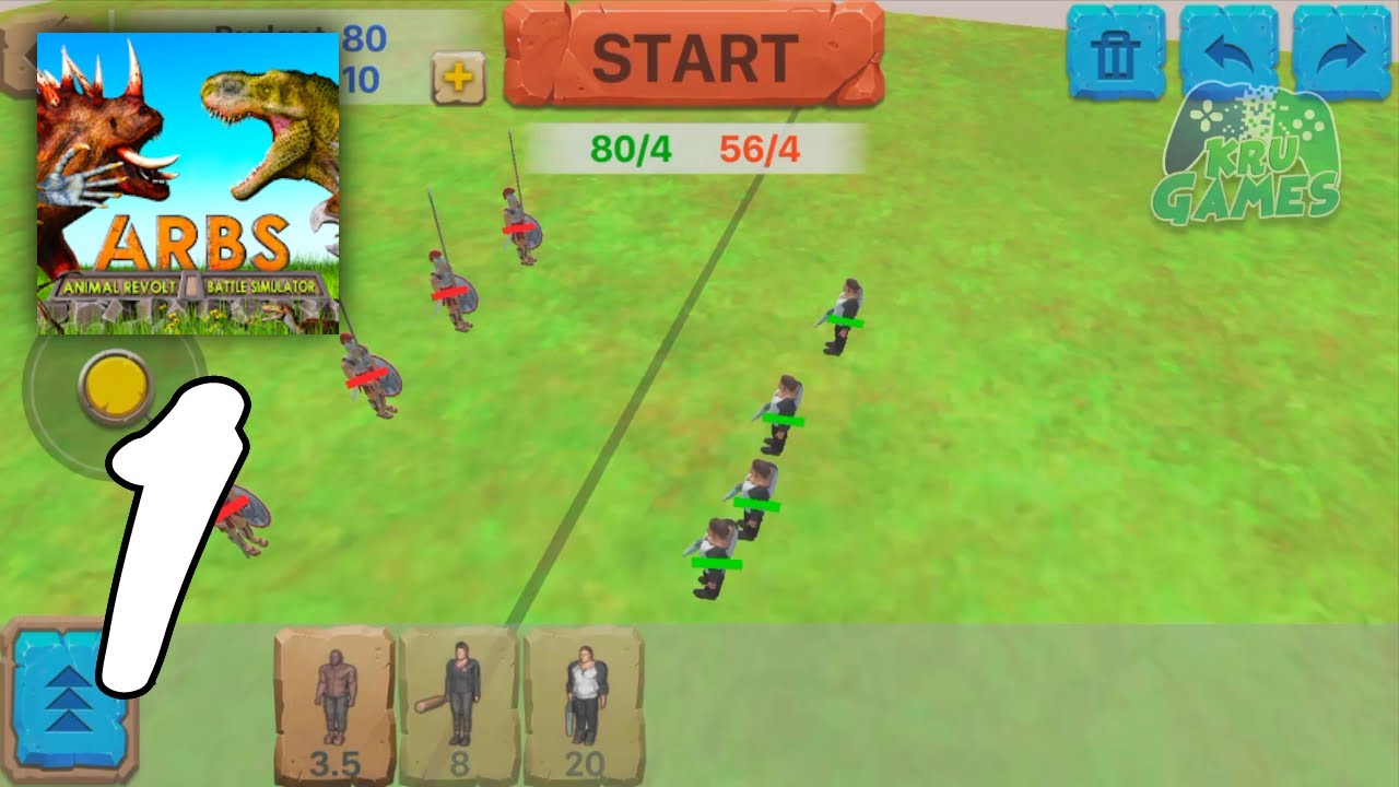 Animal Revolt Battle Simulator Gameplay Walkthrough #1 (Android, IOS)
