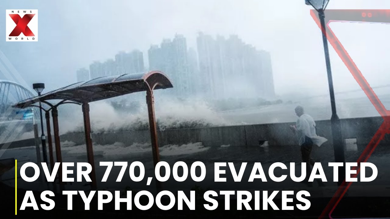 Typhoon Ragasa Hits China, 15 Dead in Taiwan; 770,000 Evacuated | Latest Update | NewsX World