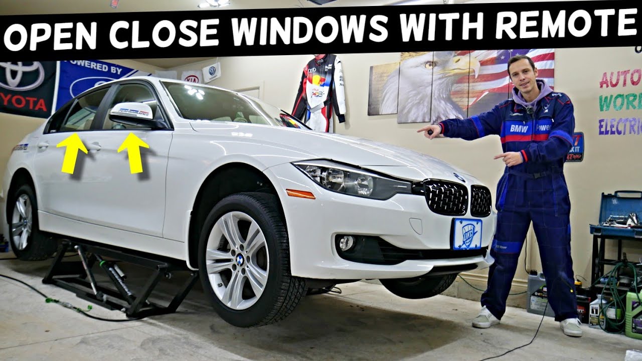 BMW HIDDEN FEATURE OPEN CLOSE WINDOWS WITH KEY FOB BMW F30 F31 F32 F33 F36
