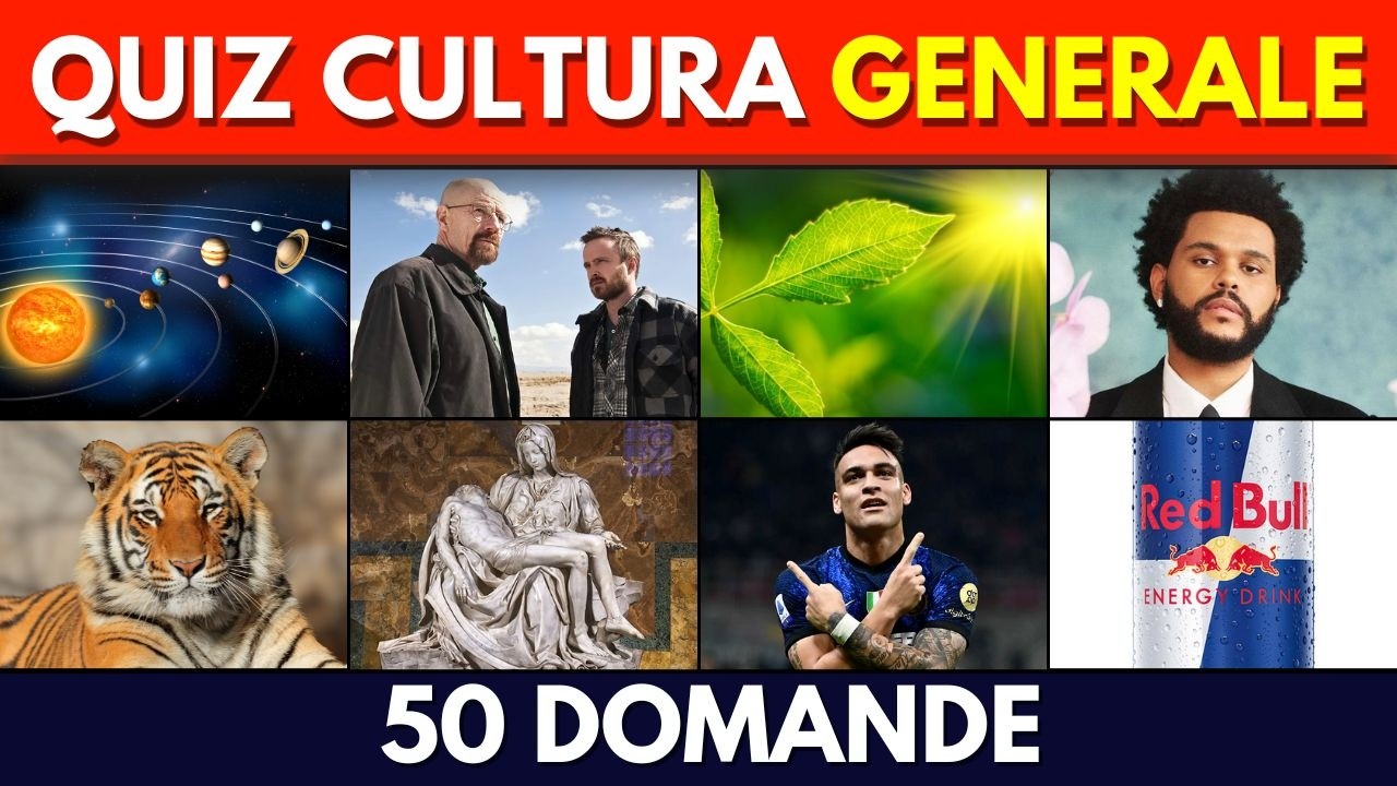 QUANTO NE SAI DI CULTURA GENERALE? 🤔🧠 Quiz Cultura Generale #4