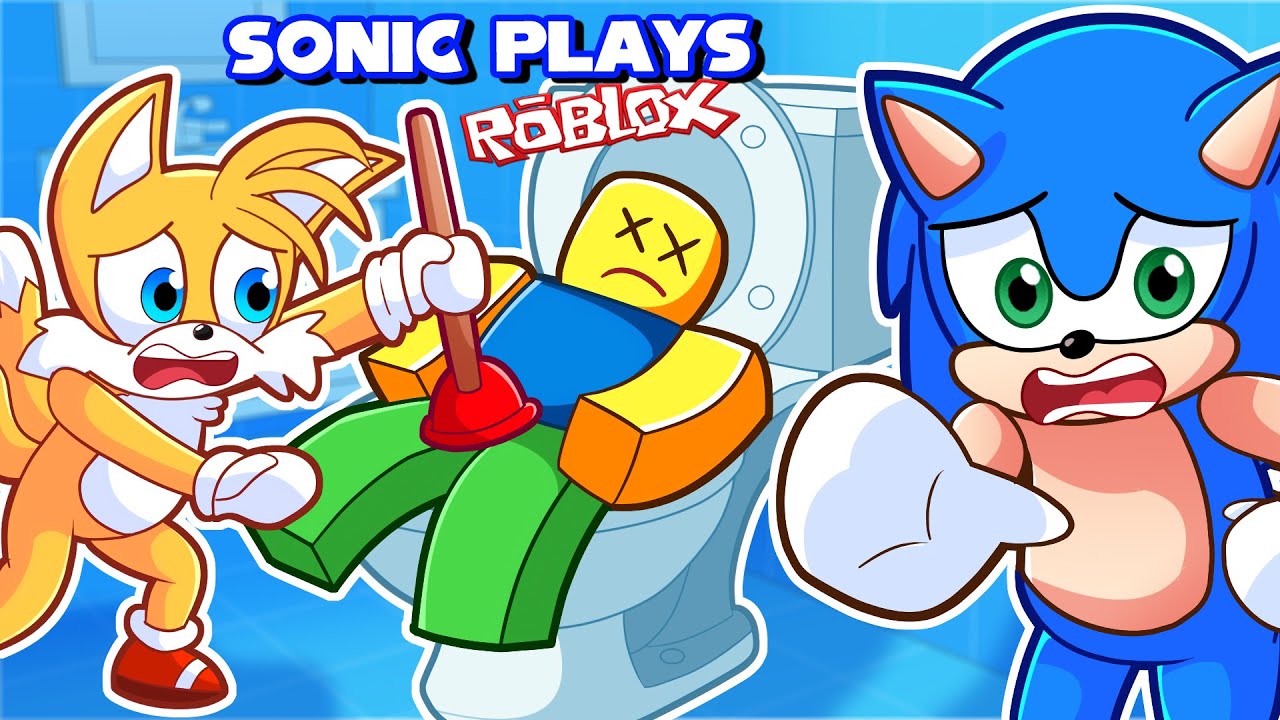 🦔 SONIC AND TAILS ARE HIDING THE ROBLOX NOOB BODY! | Sonic Plays Roblox Hide The Body Ft. Tails