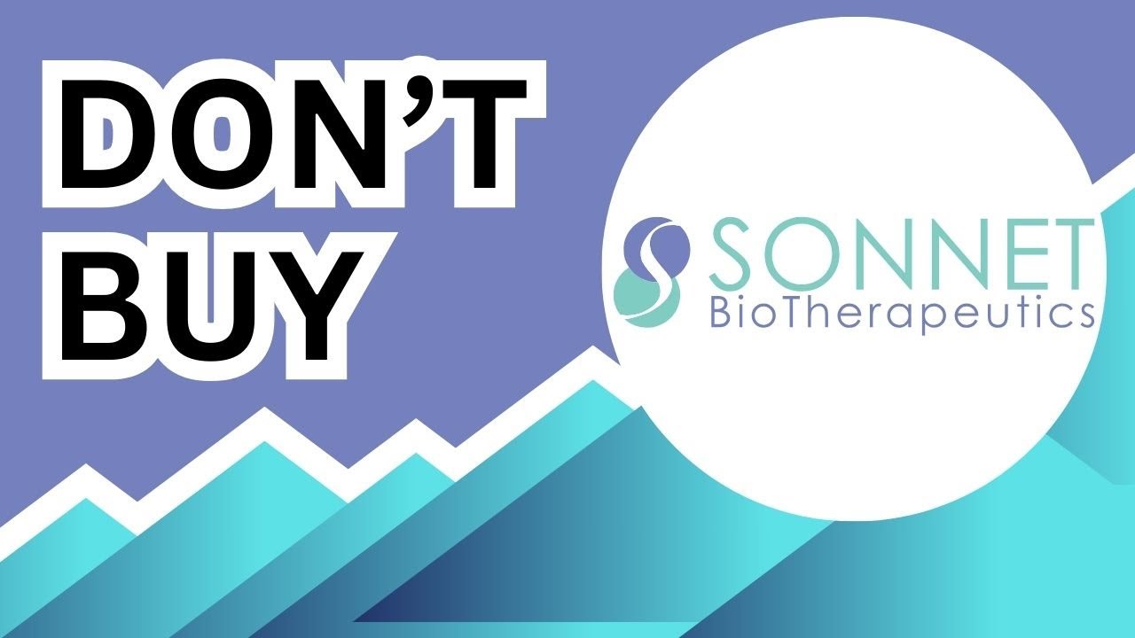 DON'T BUY Sonnet BioTherapeutics Stock (Until You Watch This Analysis) #SONN