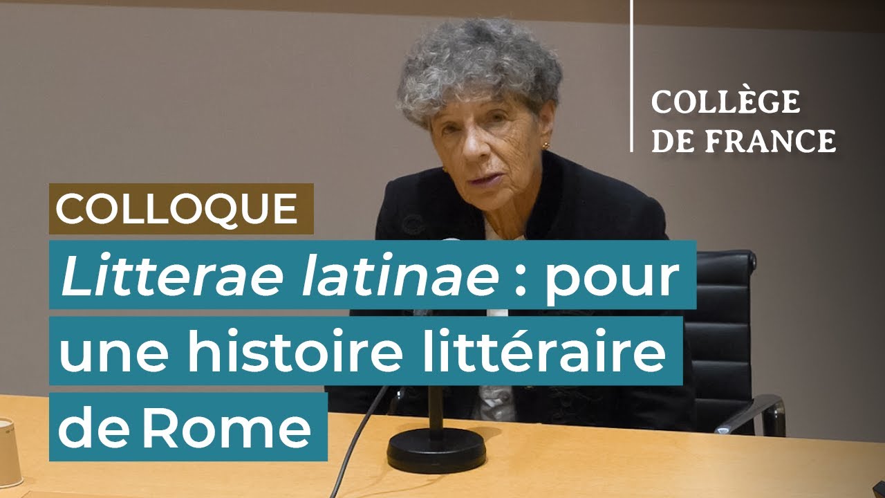 Litterae latinae : pour une histoire littéraire de Rome (2) - William Marx (2023-2024)