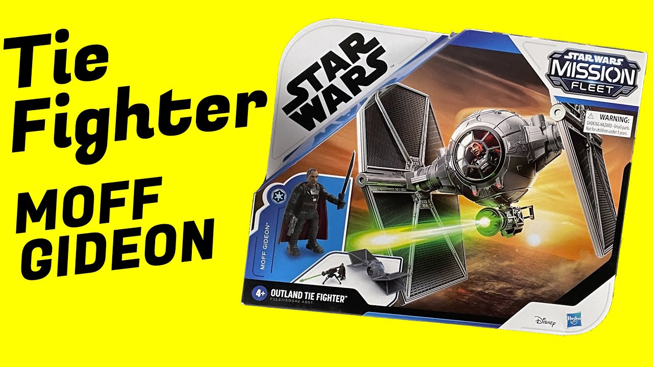 Tie Fighter Outlander Moff Gideon Mission Fleet The Mandalorian Star Wars Hasbro en Español