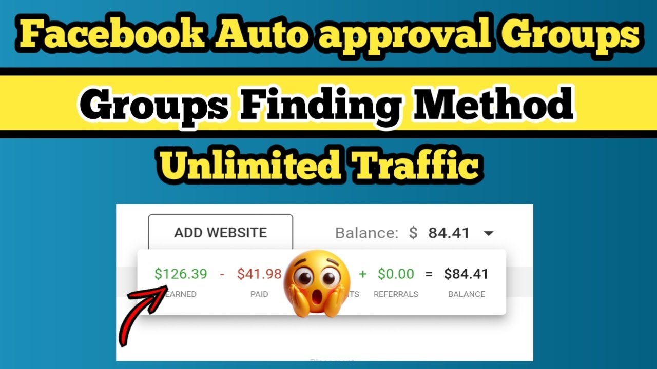 Facebook Auto Approval unlimited Groups finding method || Adsterra earning tricks 2025
