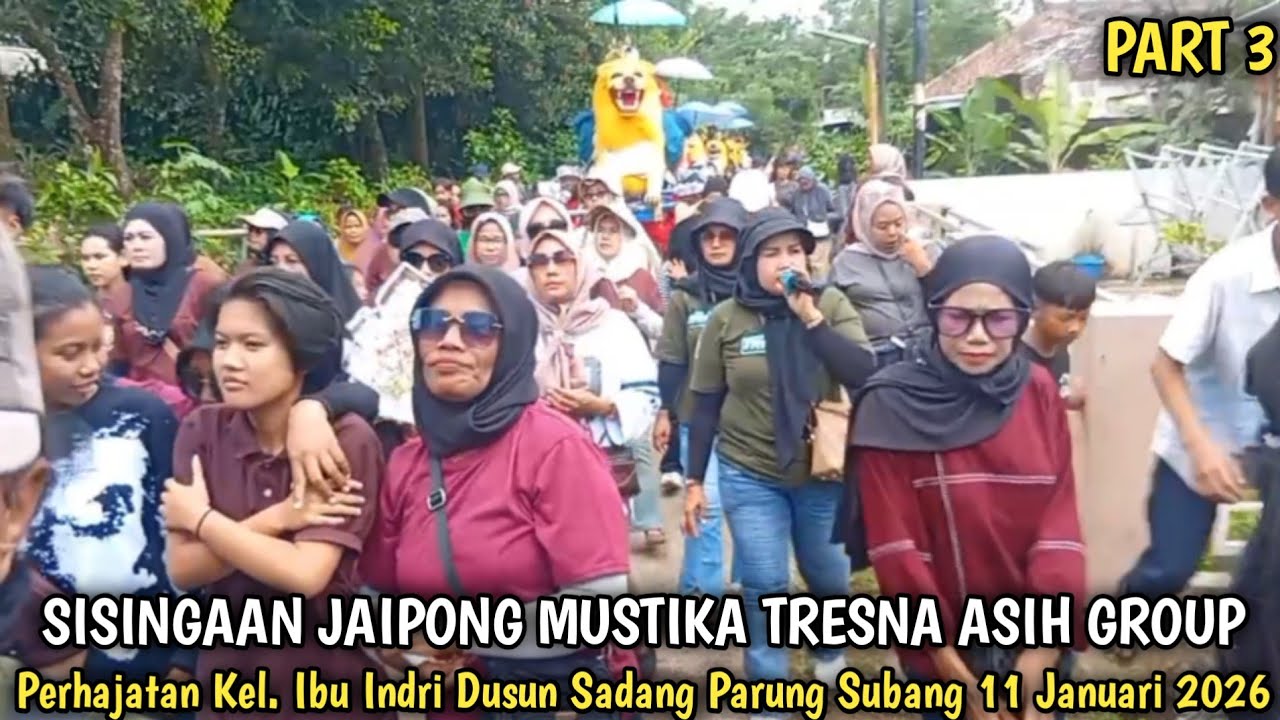 Arak Arakan Sisingaan Perhajatan Kel.Ibu Indri Dusun Sadang Kidul Parung Subang 11 Januari 2026