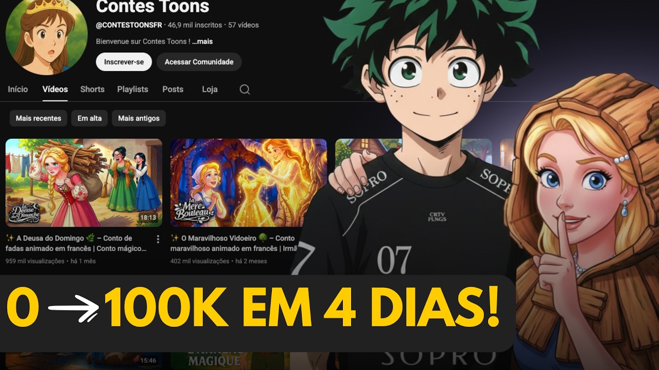 Vou cagar dinheiro o ano inteiro com esse canal de DESENHO (veja como)