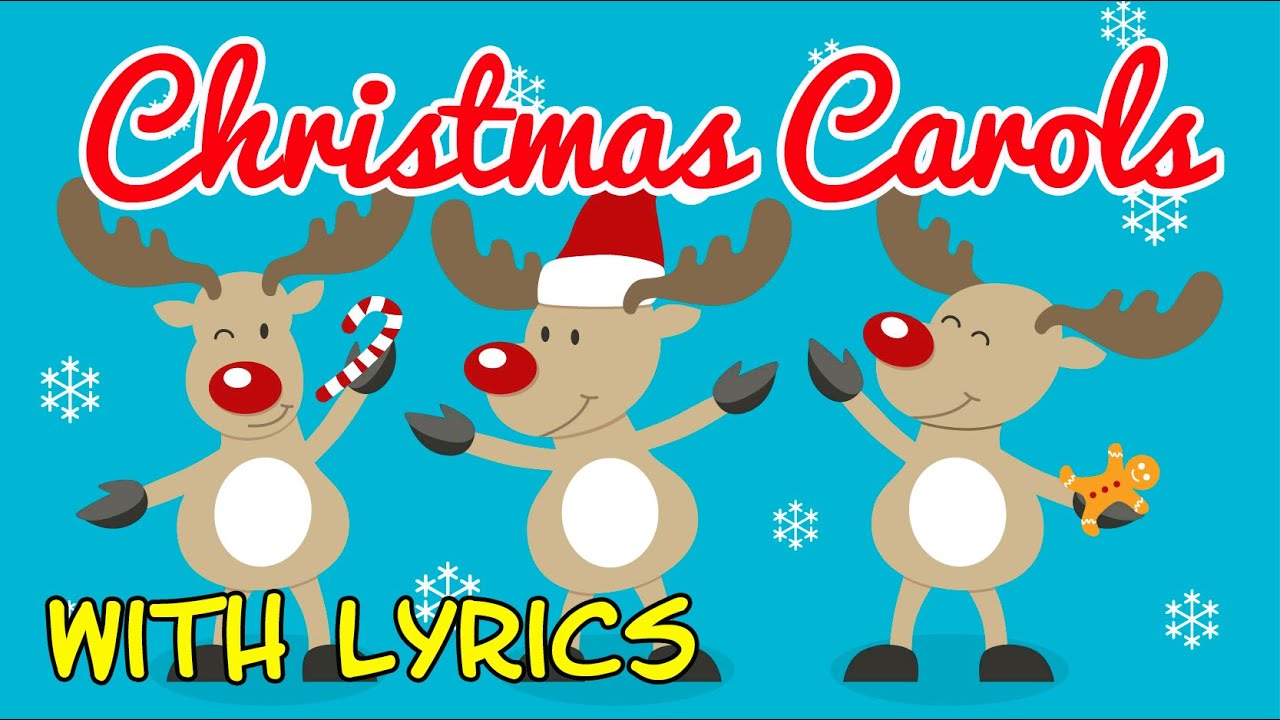 Christmas Carols with Lyrics for Children 🎅 Christmas Songs for Kids 🎄 Xmas Music Playlist Mix