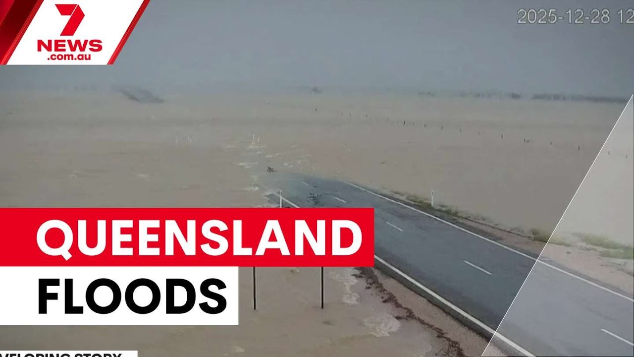 Record rainfall triggers major flood warnings across Queensland | 7NEWS
