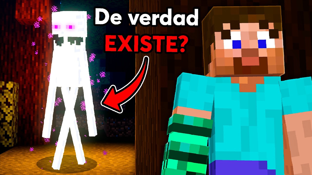 Este Enderman Blanco existe en Minecraft...
