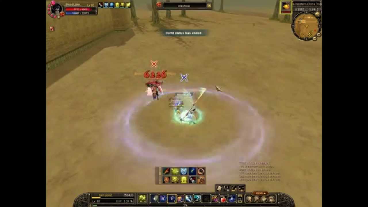 Silkroad Online - Hybrid Int spear PvP Lv 90