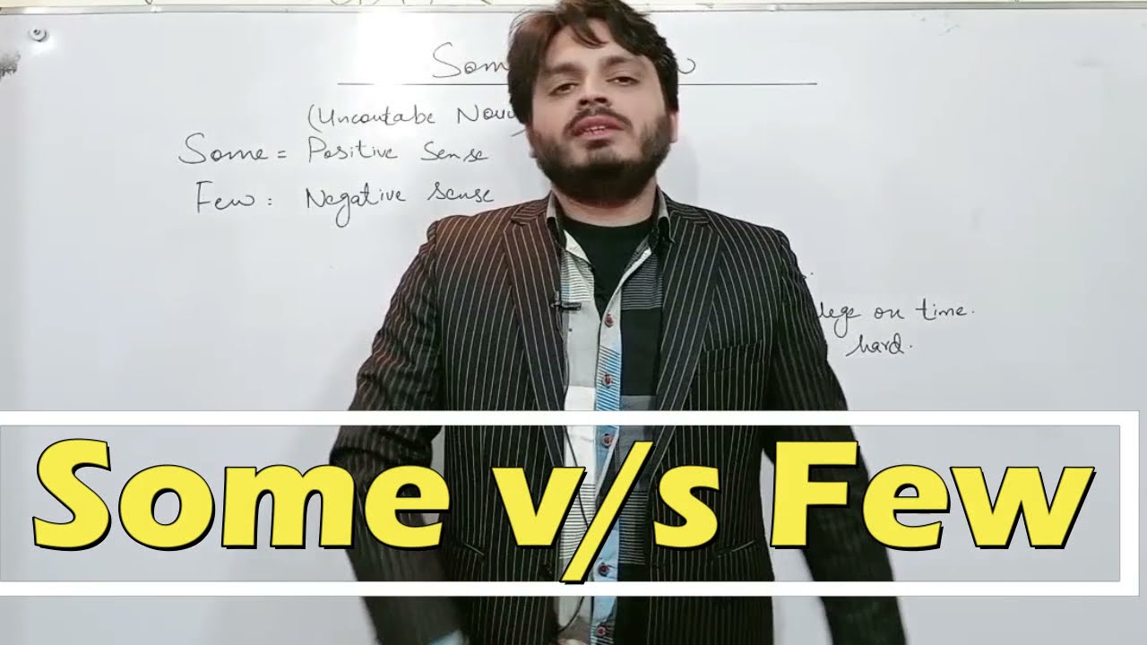 Use of Some and Few | By Syed Ali Raza Kazmi