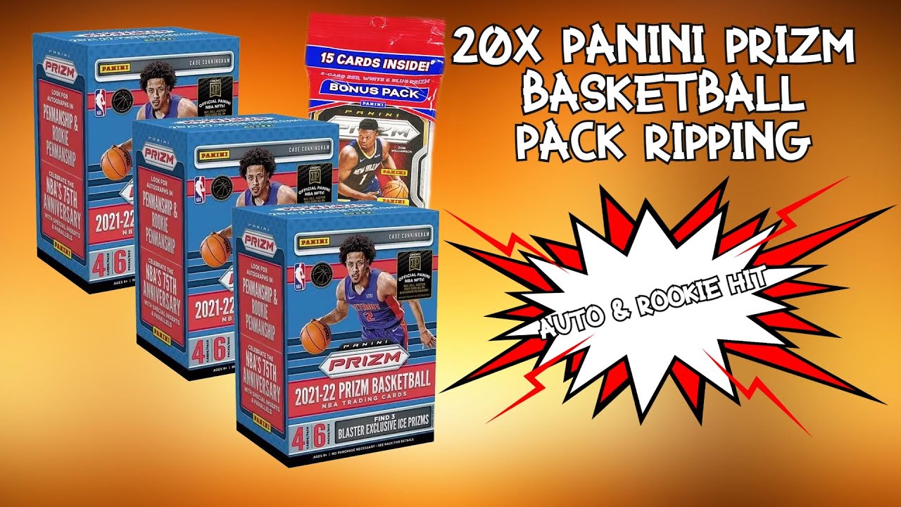 20X PANINI PRIZM BASKETBALL PACK RIPPING