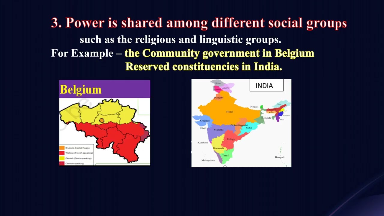 Forms of Power Sharing   Power Sharing Class 10   Civics Ch  1   Power sharing part  5  in English
