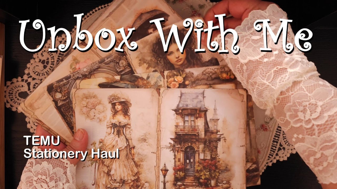 ASMR Unboxing  | TEMU Stationery Haul