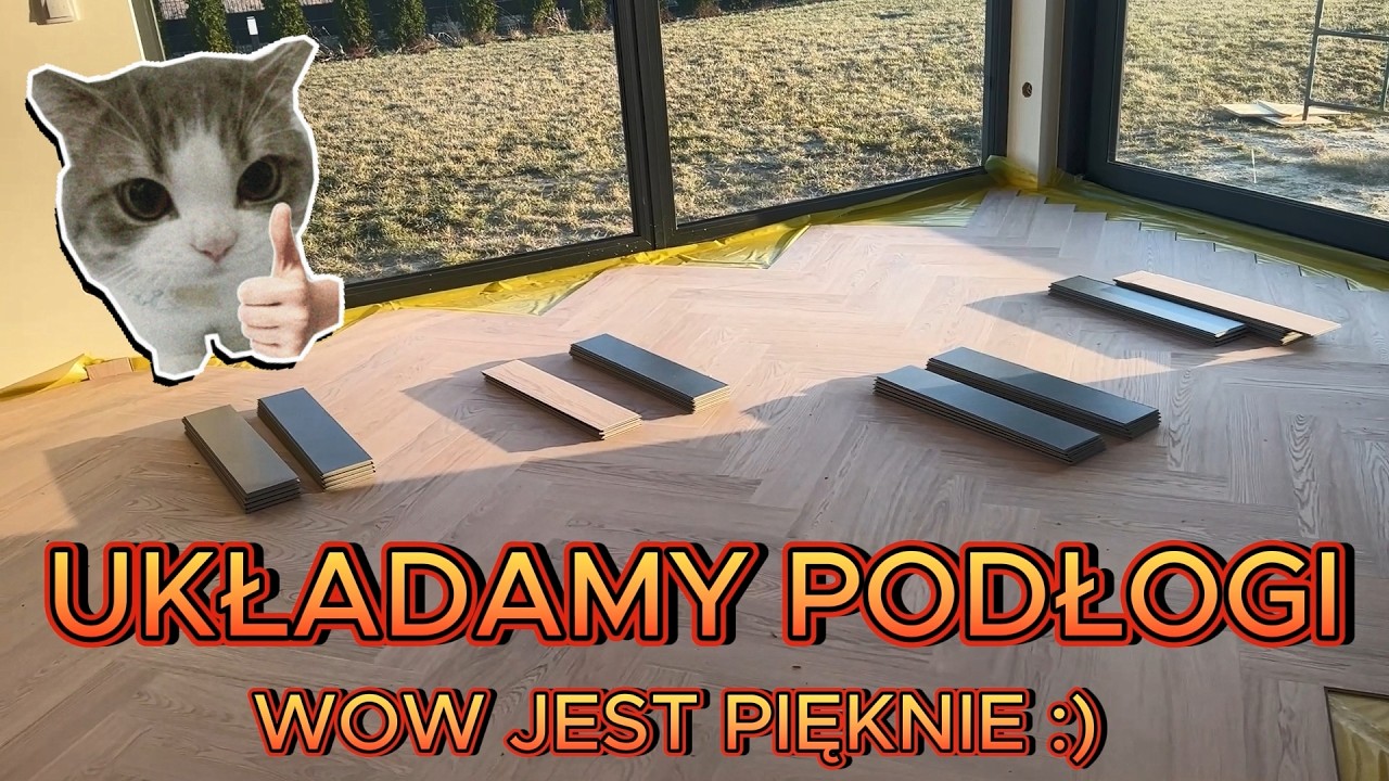 UKŁADAMY PODŁOGI :) ODCZULANIE MAJSTRA  Vlog  Kundzi :odc.364