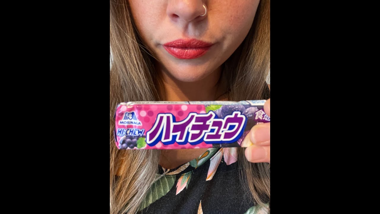 ASMR Japanese Candy/Gum Chewing Whisper Ramble