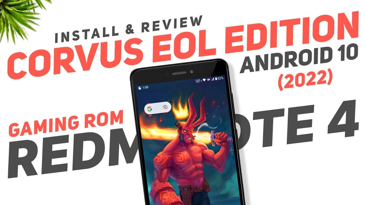Corvus OS Eol Edition For Redmi Note 4 | Android 10 | Gaming Rom | 114K Antutu | Install & Review