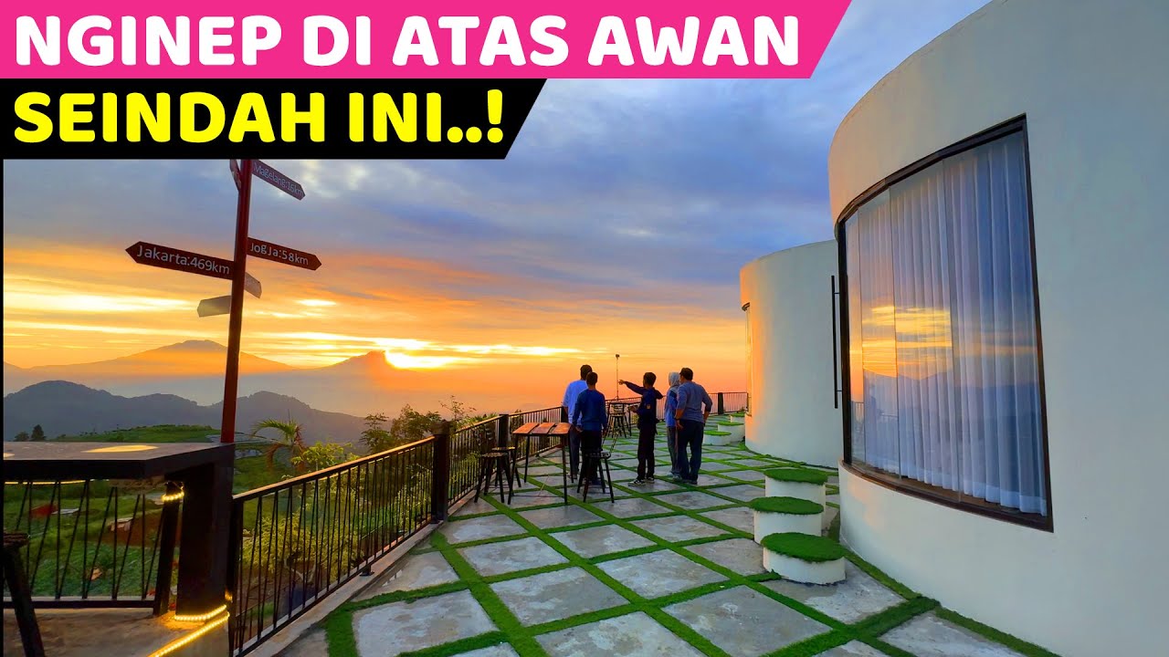 NGINEP DI ATAS AWAN, VIEWNYA GA ADA LAWAN...! Chubu Camp Silancur Glamping | Villa bagus di Magelang