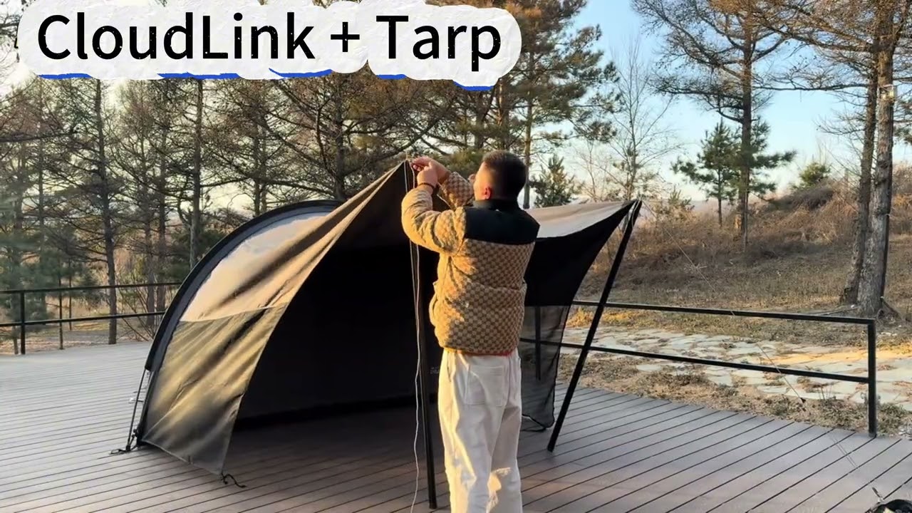 Black Dragon CloudLink + Tarp 設営方法ガイド