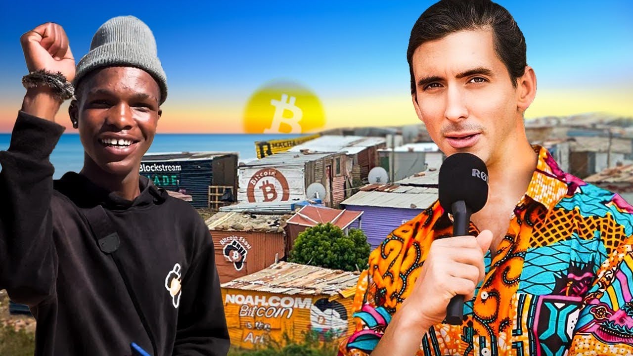 Why do these African shacks have Bitcoin logos? The bitcoin Ekasi Township