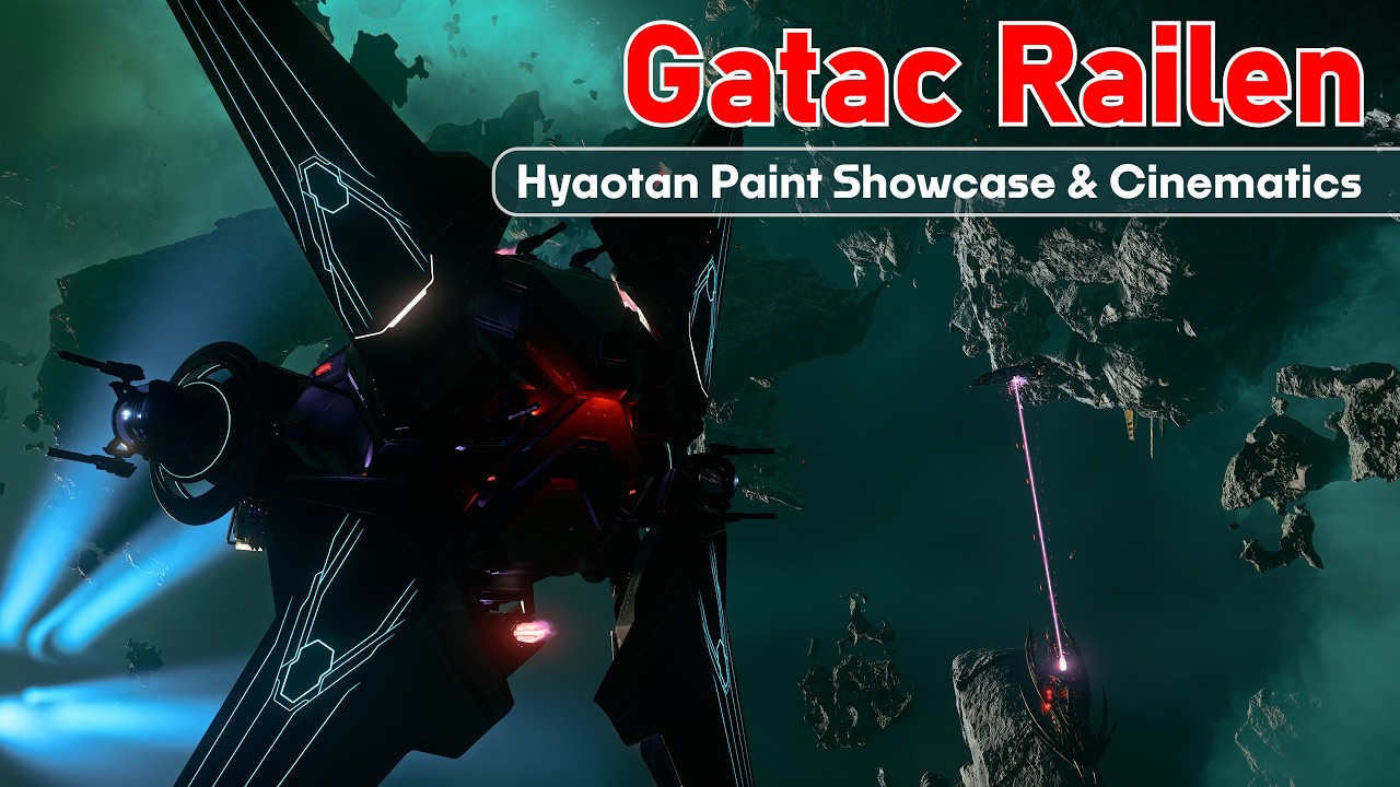 Gatac Railen: Hyaotan Paint Showcase & Cinematics 4k | Star Citizen