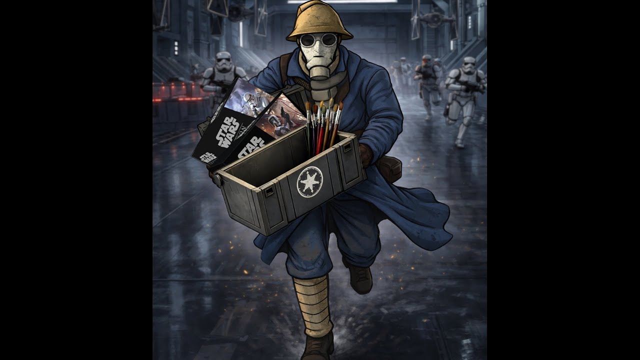 Escaping imperial prison by painting Star wars Legion