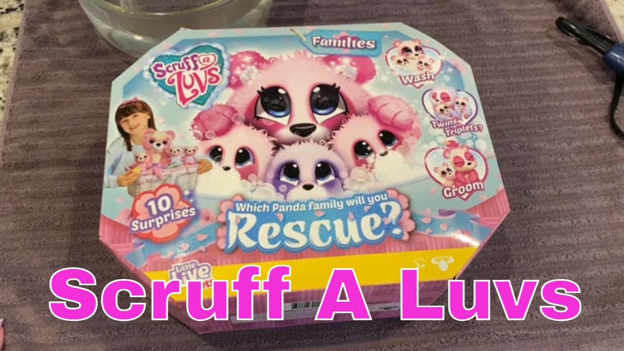 Little Live Pets Scruff A Luvs Panda Family Unboxing - Twins or Triplets?