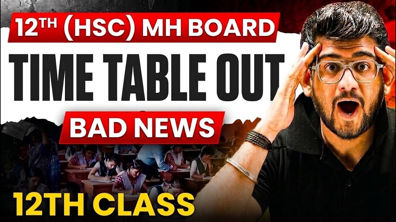 12th HSC Board Exam Time Table 2027 | BARAVI Board Pariksha Time Table 2027