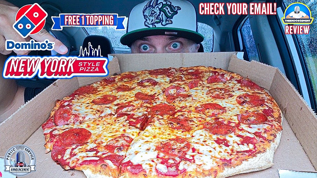 Domino's® FREE 1 Topping New York Style Pizza! 💰🍕 | Check Those Emails! | theendorsement