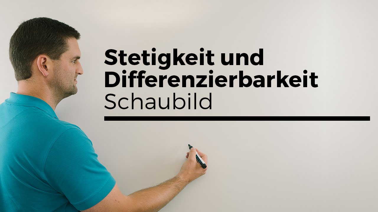 Stetigkeit und Differenzierbarkeit im Schaubild erkl&auml;rt | Mathe by Daniel Jung
