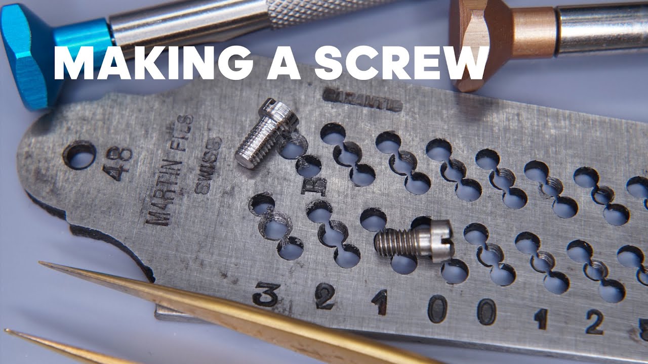 Making a Replacement Screw for a Micrometer