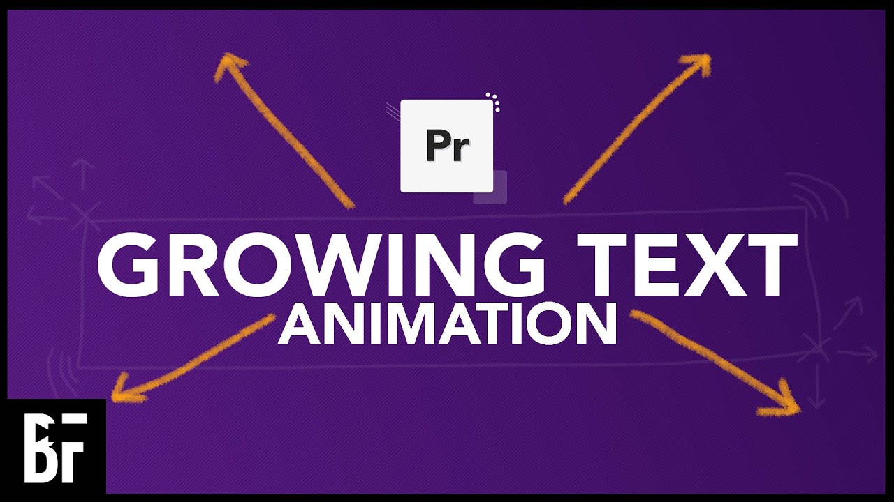 Growing Text Animation - Premiere Pro Tutorial