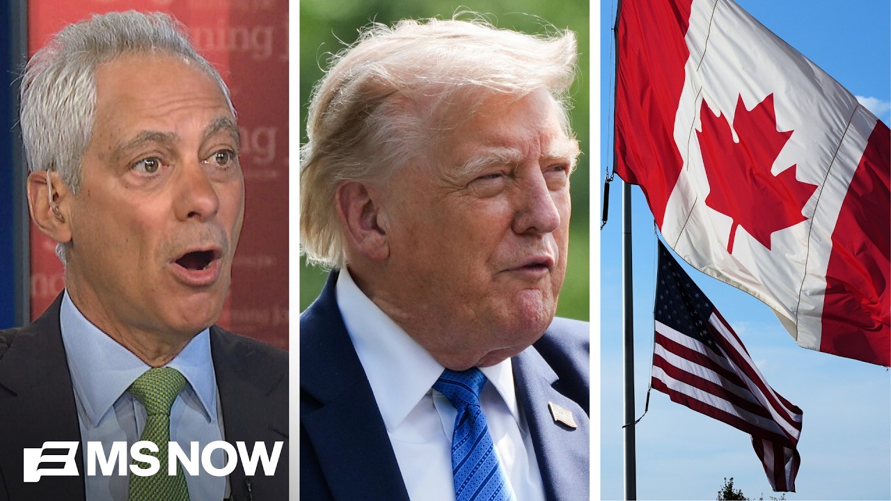 Rahm Emanuel BLASTS Trump's trade war with Canada: 'No adult supervision!'