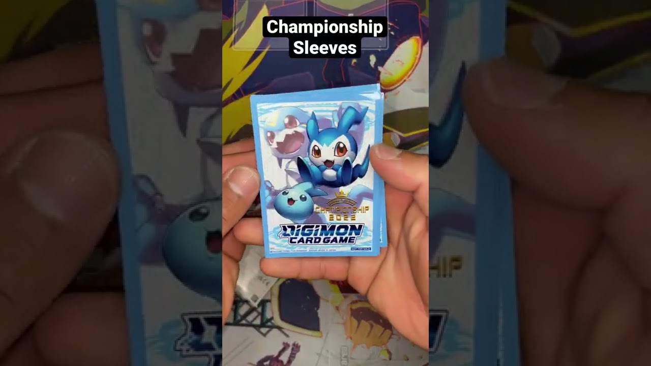 BONUS **2022 Championship Sleeves** #digimoncardgame