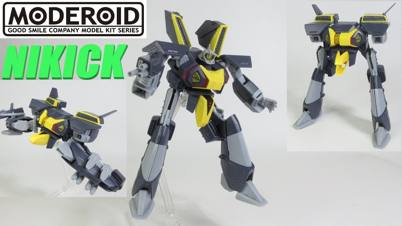 【超時空世紀オーガス】 最新の3段変形キット！　モデロイド　ナイキック　／　MODEROID NIKICK