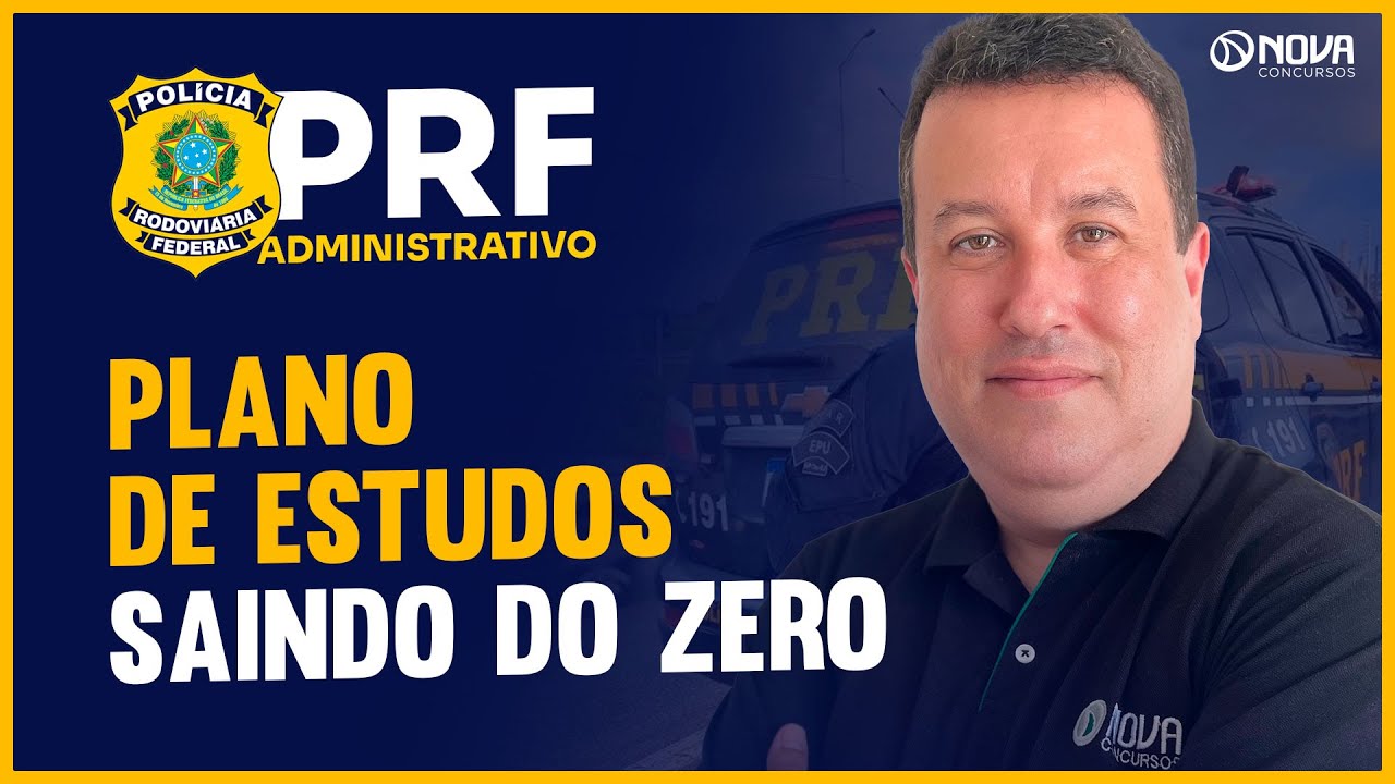 PLANO DE ESTUDOS PARA A PRF ADMINISTRATIVO 2025 🚀