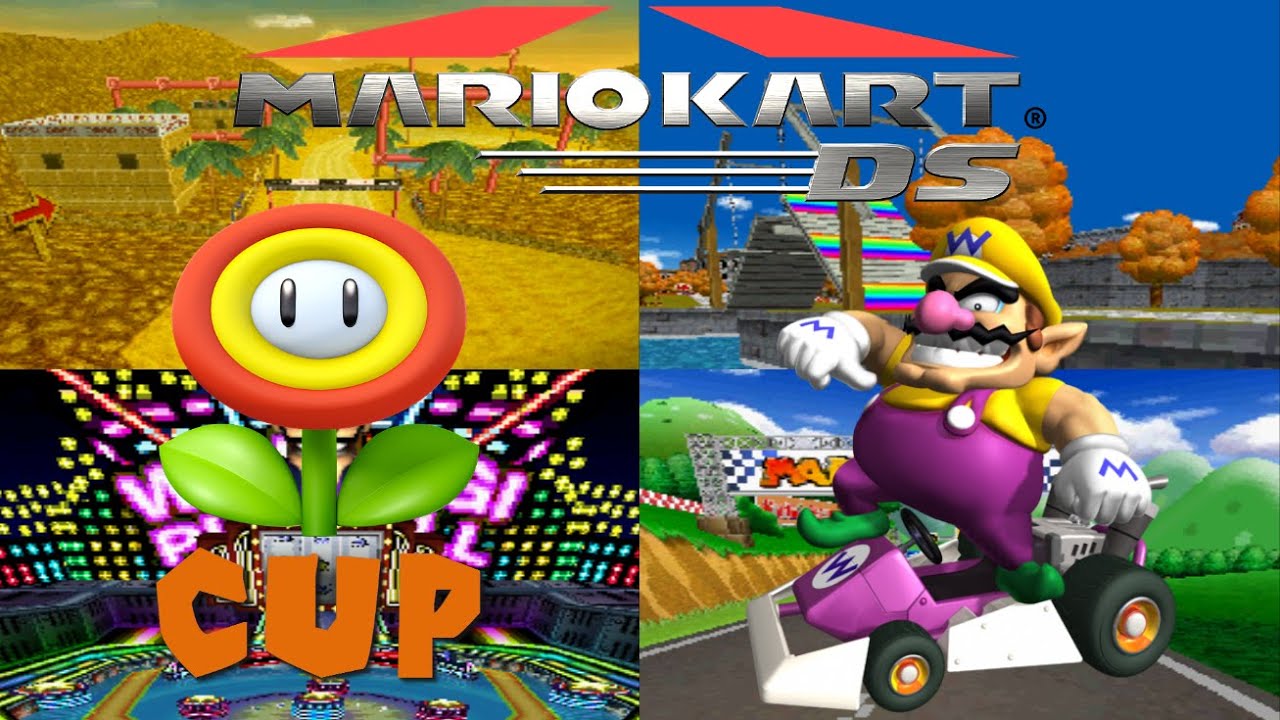 Mario Kart DS - Grand Prix - 150cc Flower Cup (Star Rank)