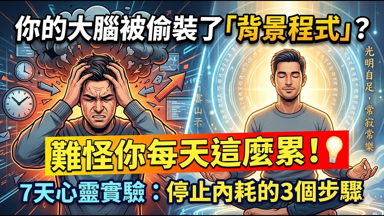 當現代焦慮遇見東方智慧：「光明自足，常寂常樂」如何改寫你的生命邏輯？